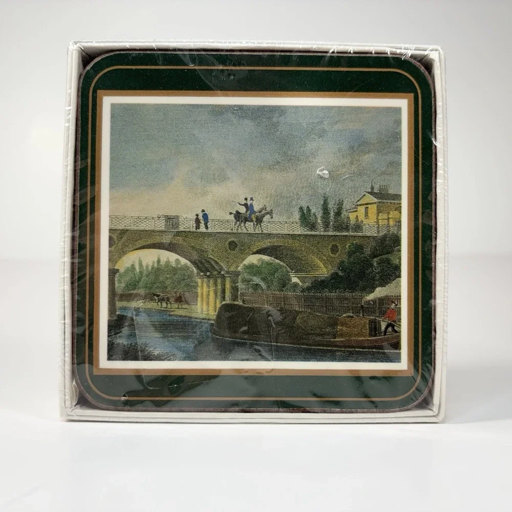 Lenox Vintage English Life Coasters set of 6 